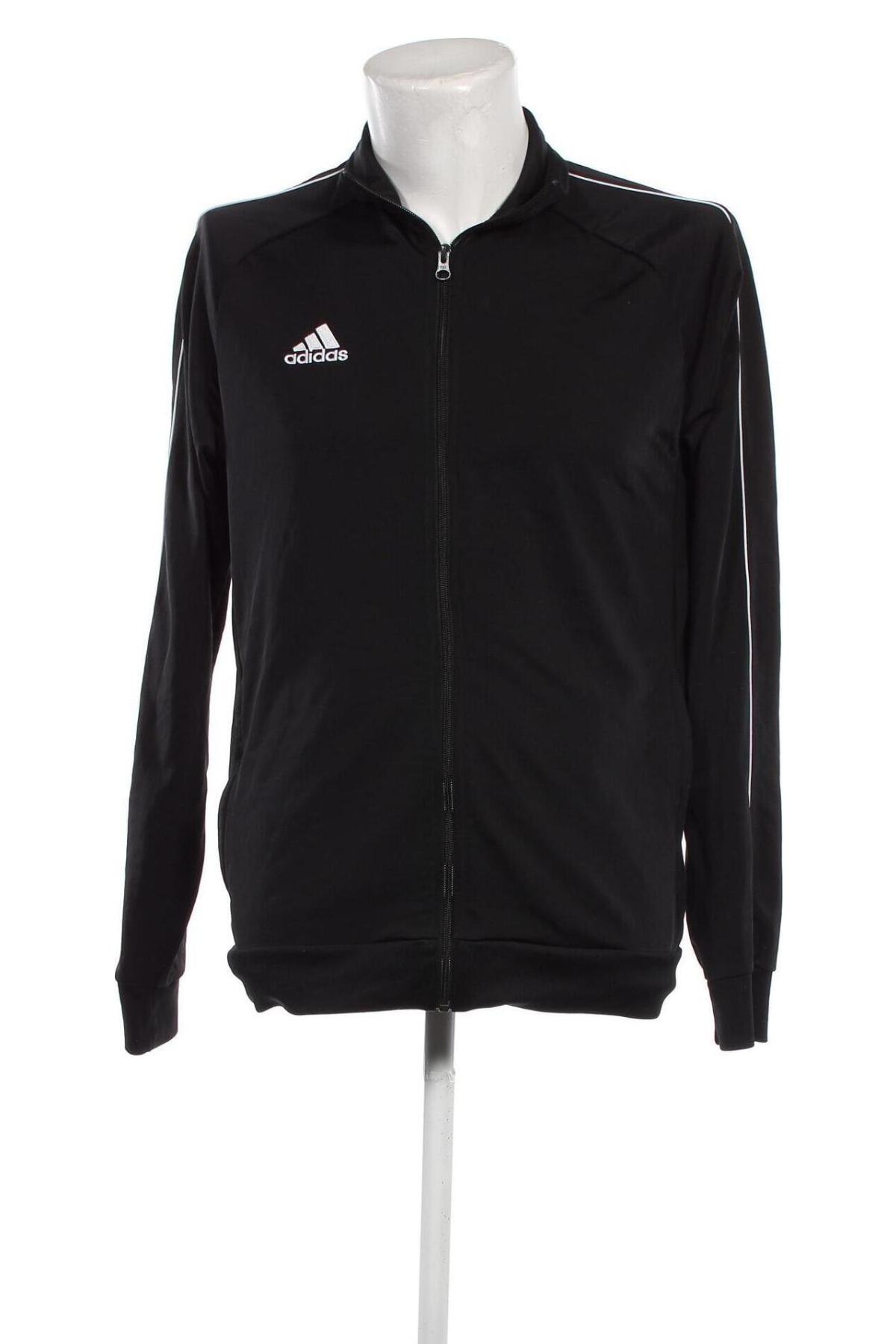 Ανδρική αθλητική ζακέτα Adidas, Μέγεθος L, Χρώμα Μαύρο, Τιμή 43,61 €