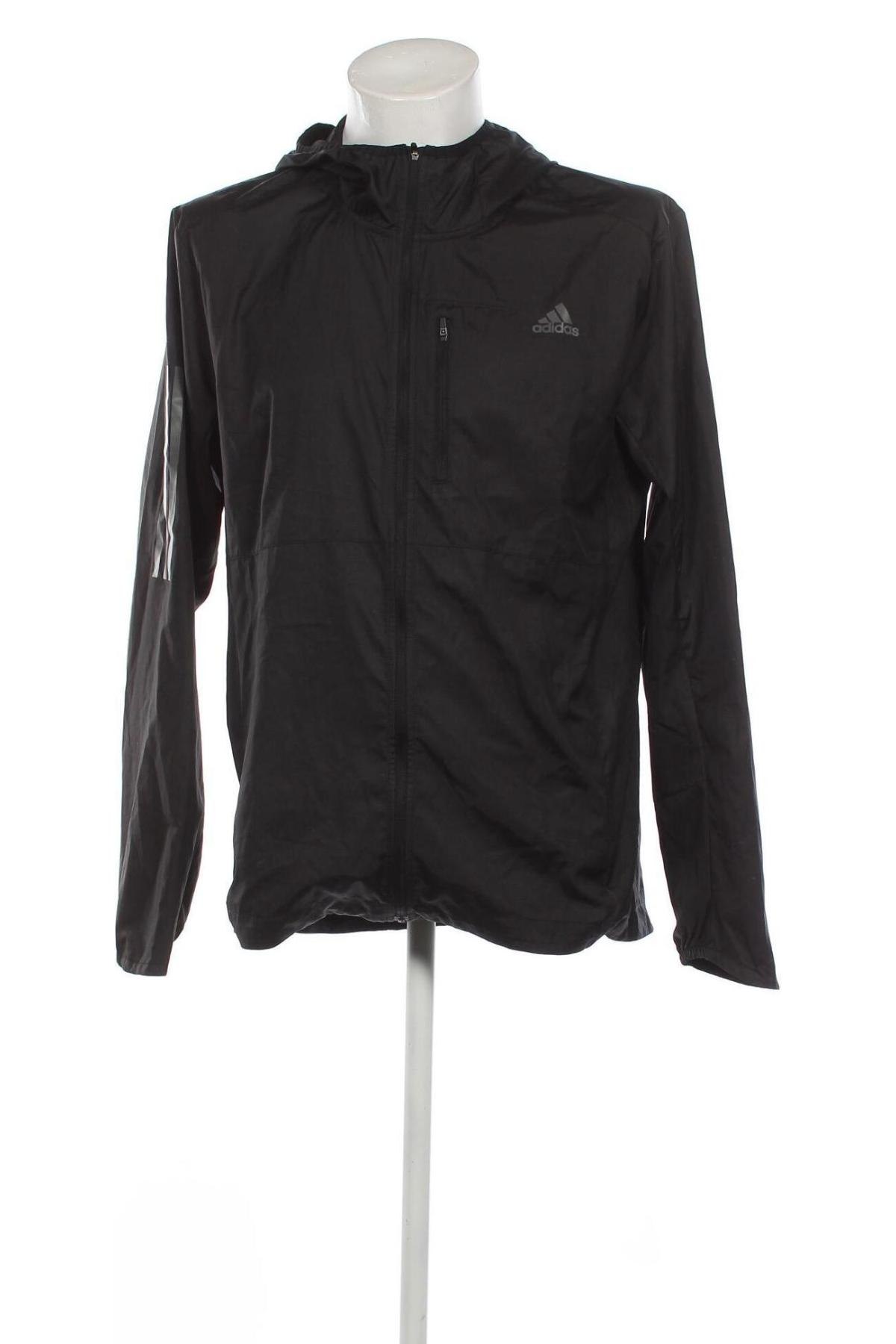 Мъжко яке Adidas, Размер L, Цвят Черен, Цена 48,00 лв.