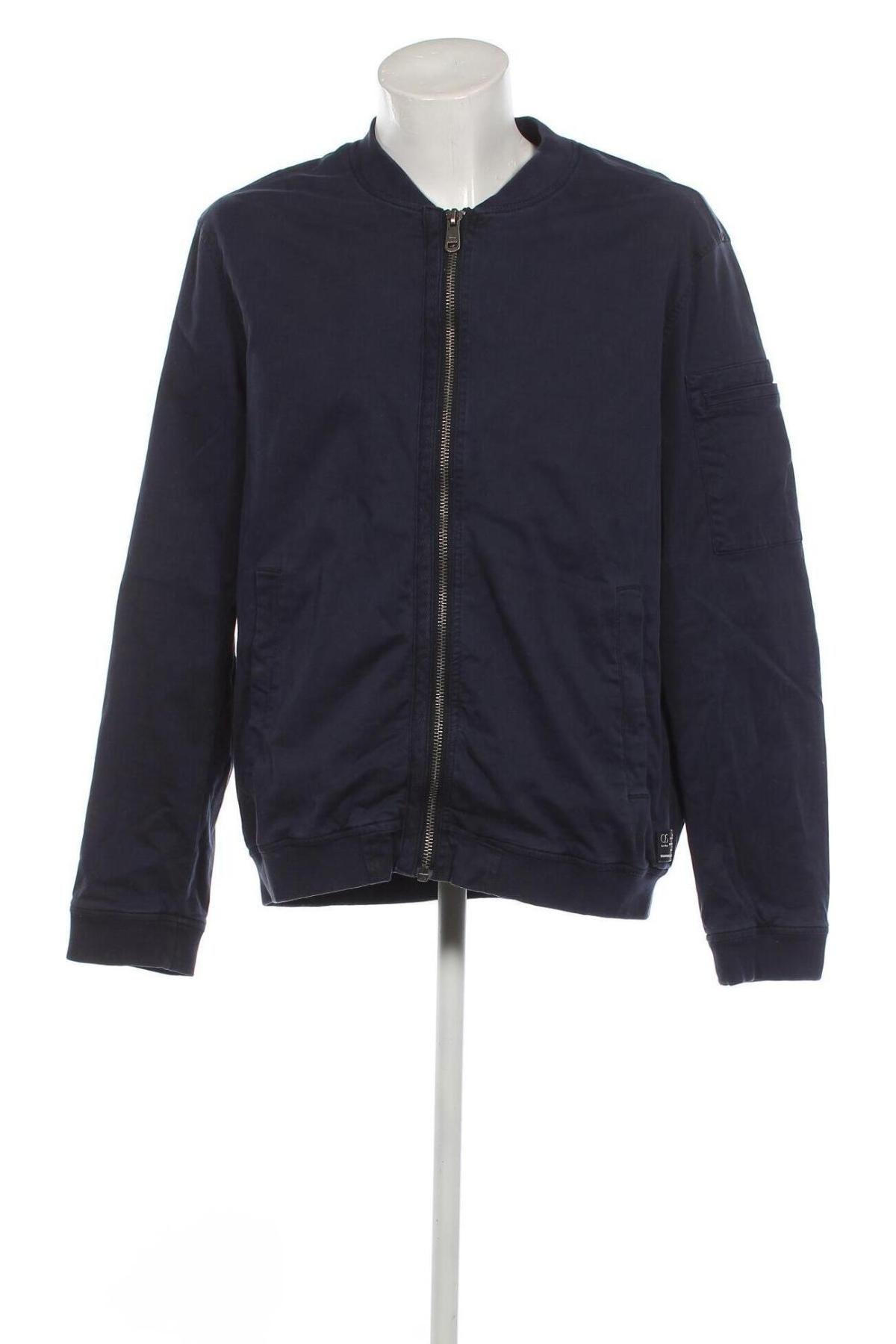 Ανδρικό μπουφάν S.Oliver, Μέγεθος XL, Χρώμα Μπλέ, Τιμή 32,16 €