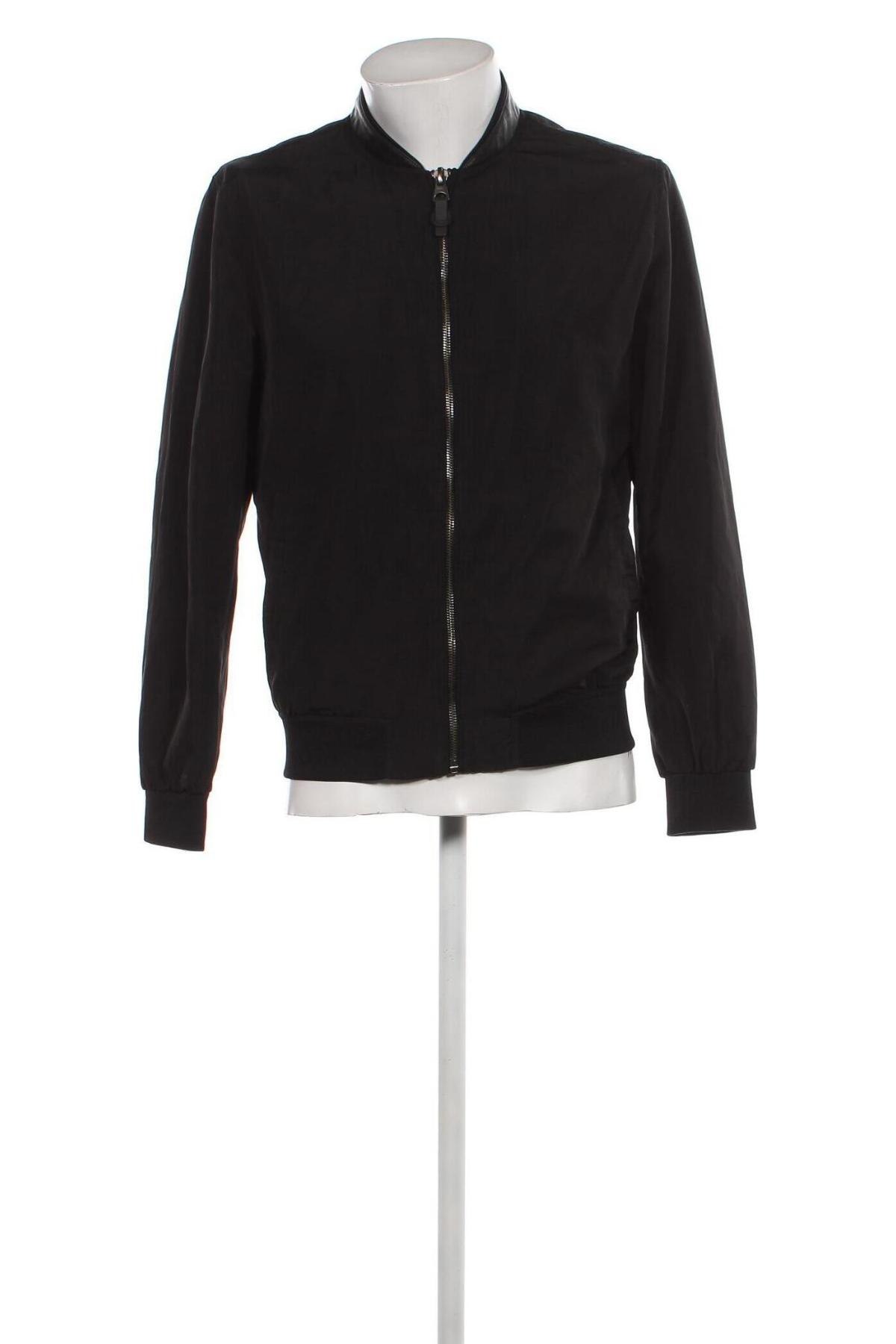 Ανδρικό μπουφάν Zara, Μέγεθος M, Χρώμα Μαύρο, Τιμή 25,36 €