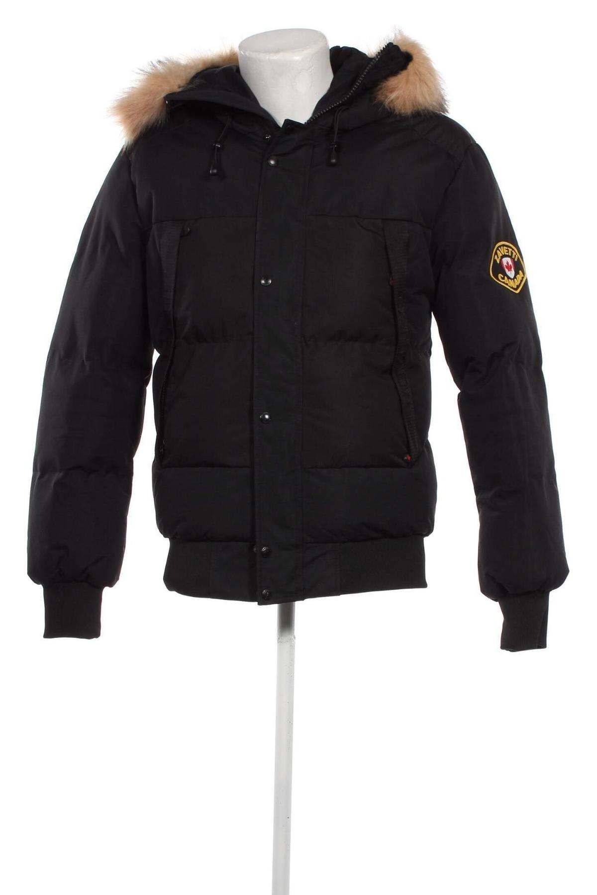 Ανδρικό μπουφάν Zavetti Canada, Μέγεθος L, Χρώμα Μαύρο, Τιμή 114,43 €