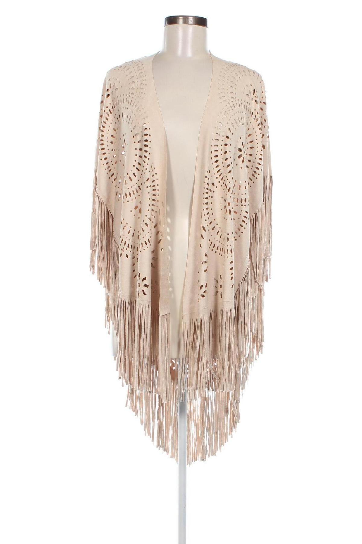 Poncho, Größe M, Farbe Beige, Preis € 9,74