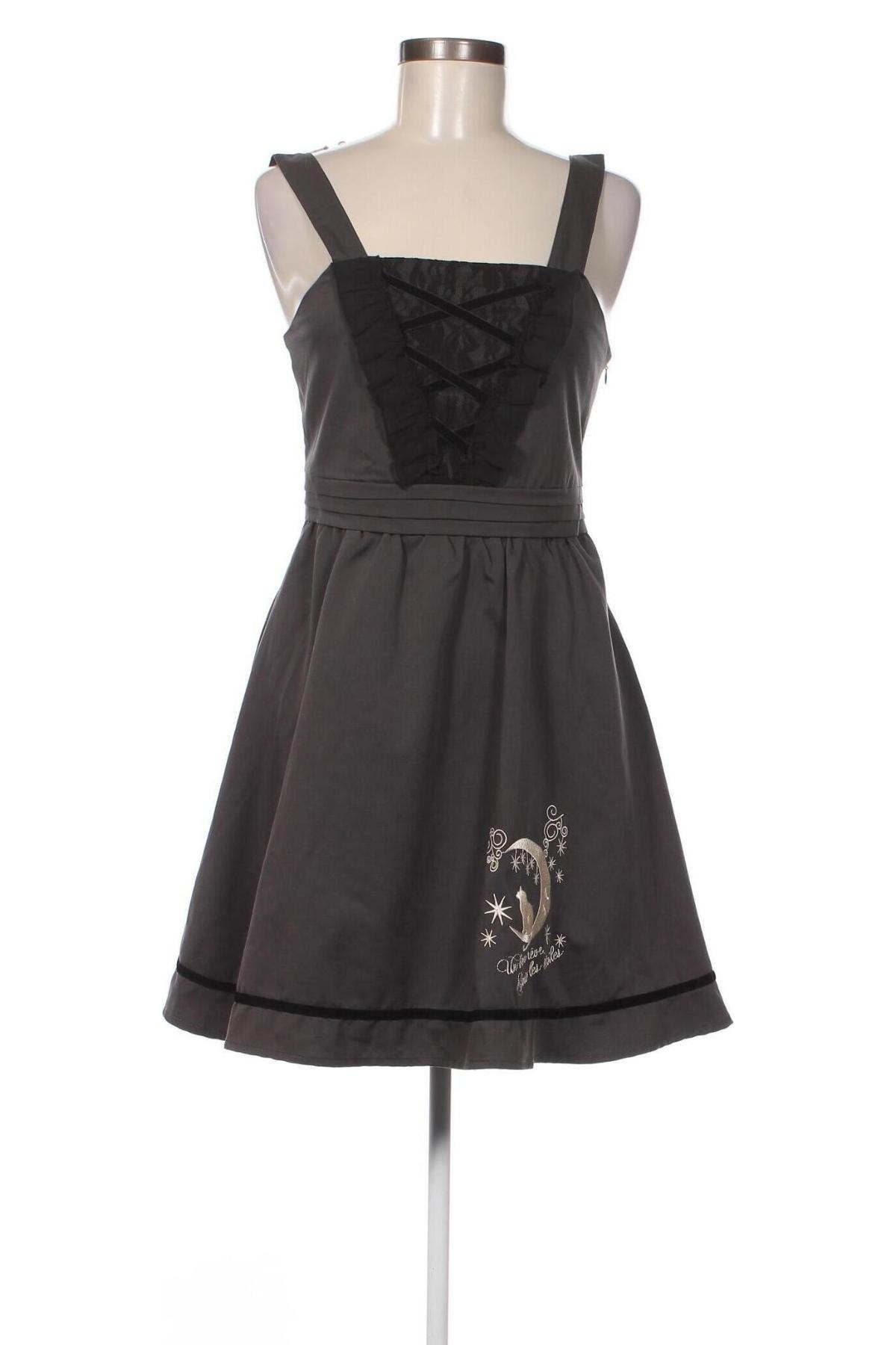 Kleid Axes Femme, Größe M, Farbe Grau, Preis € 6,78