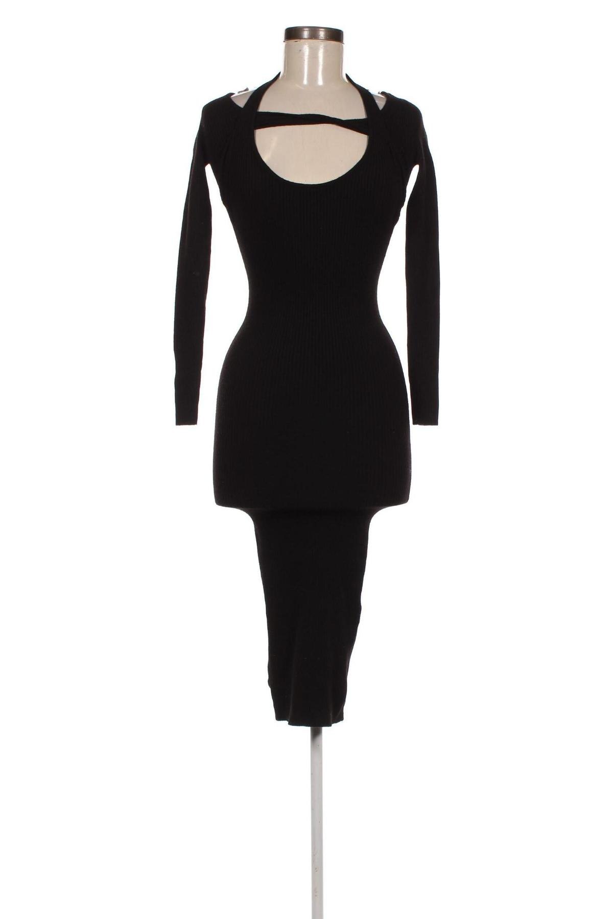 Φόρεμα Bershka, Μέγεθος XS, Χρώμα Μαύρο, Τιμή 8,77 €