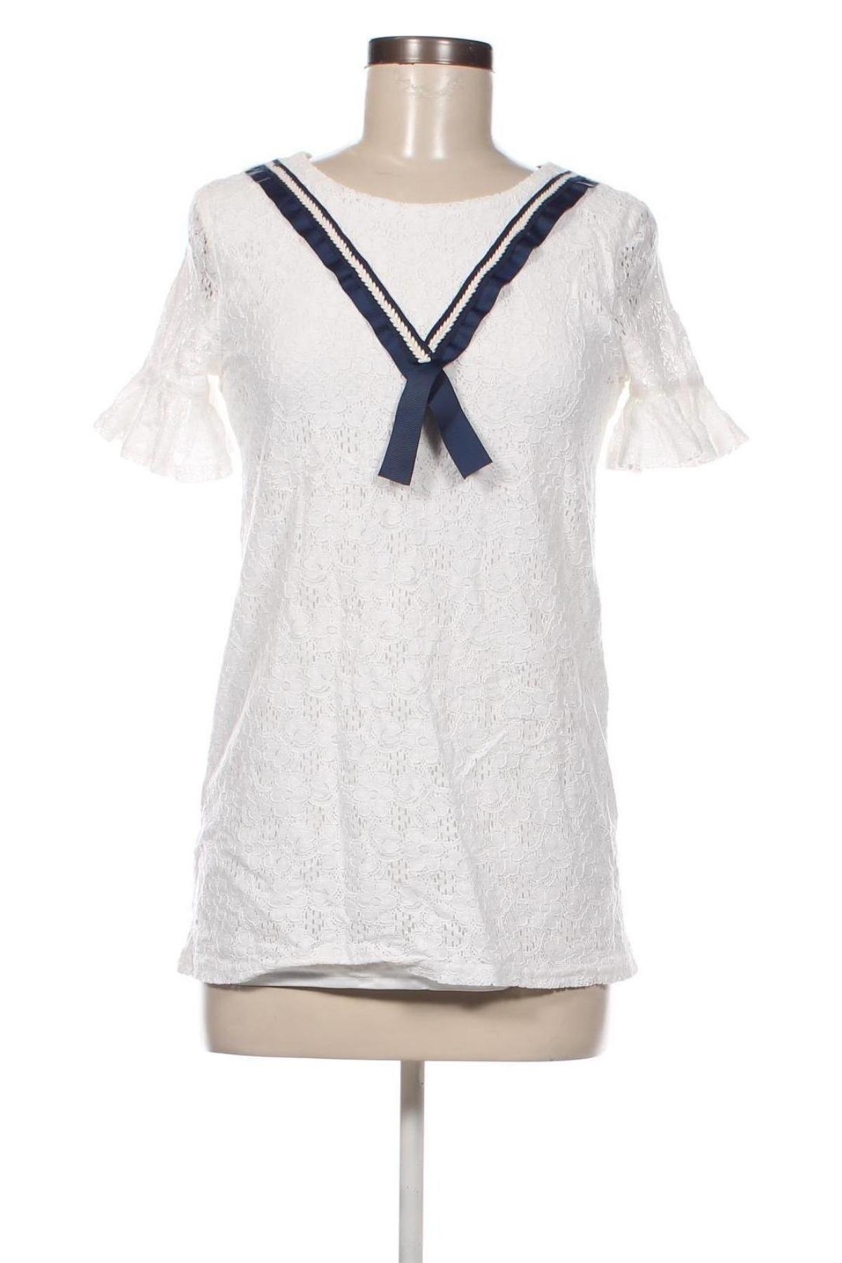 Γυναικεία μπλούζα Cache Cache, Μέγεθος S, Χρώμα Λευκό, Τιμή 4,67 €