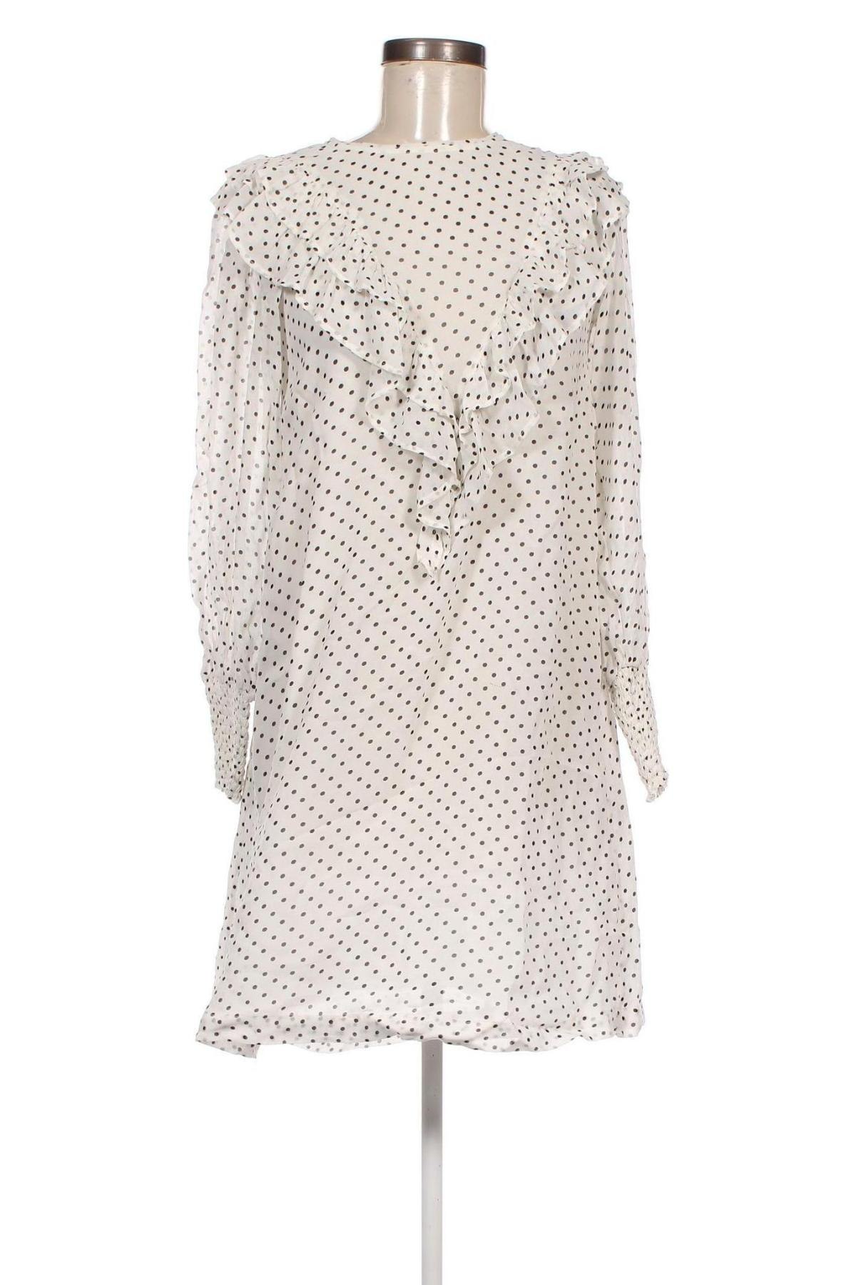 Kleid Ganni, Größe S, Farbe Weiß, Preis 131,25 €