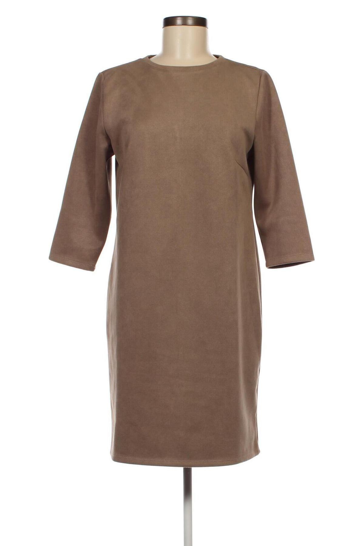 Φόρεμα Jean Pascale, Μέγεθος M, Χρώμα  Μπέζ, Τιμή 7,56 €