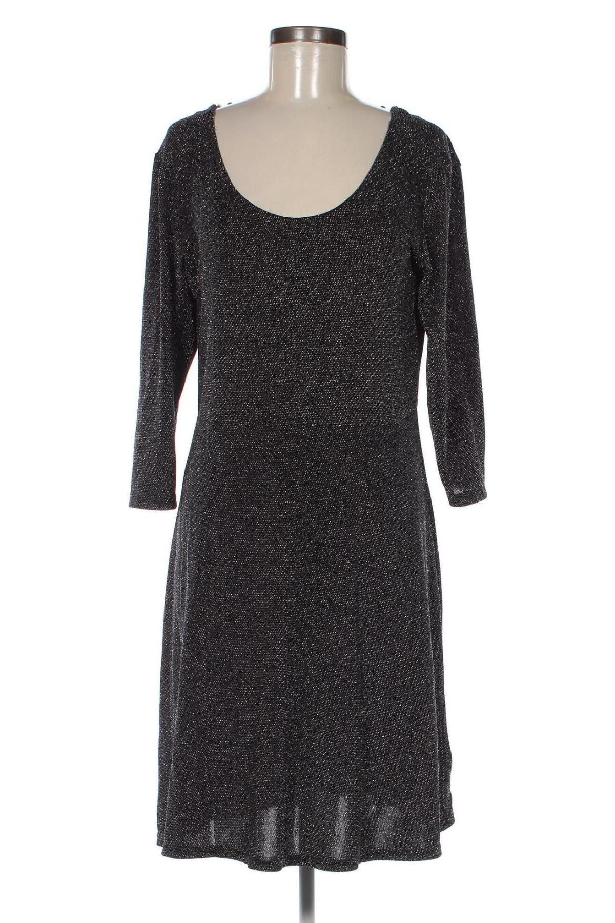 Φόρεμα Jean Pascale, Μέγεθος L, Χρώμα Μαύρο, Τιμή 19,38 €