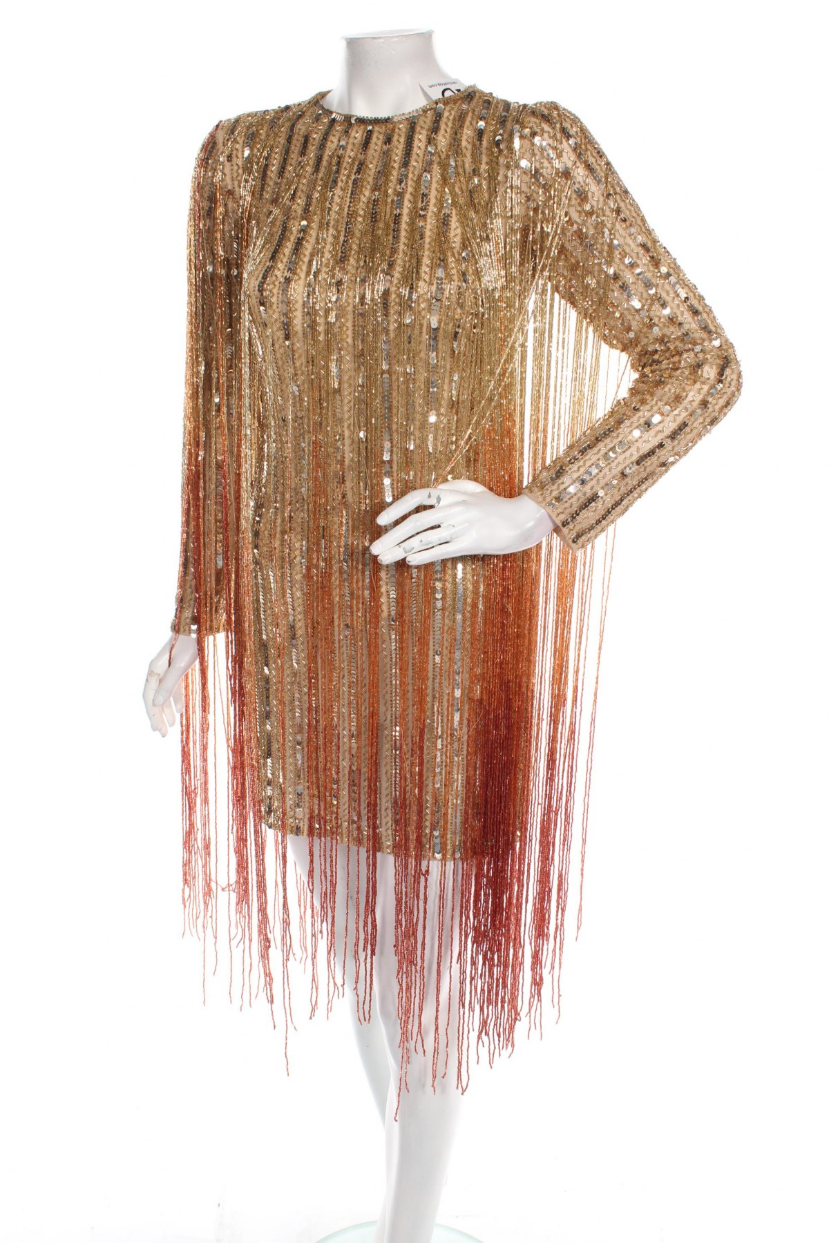 Φόρεμα Karen Millen, Μέγεθος XS, Χρώμα Χρυσαφί, Τιμή 120,46 €