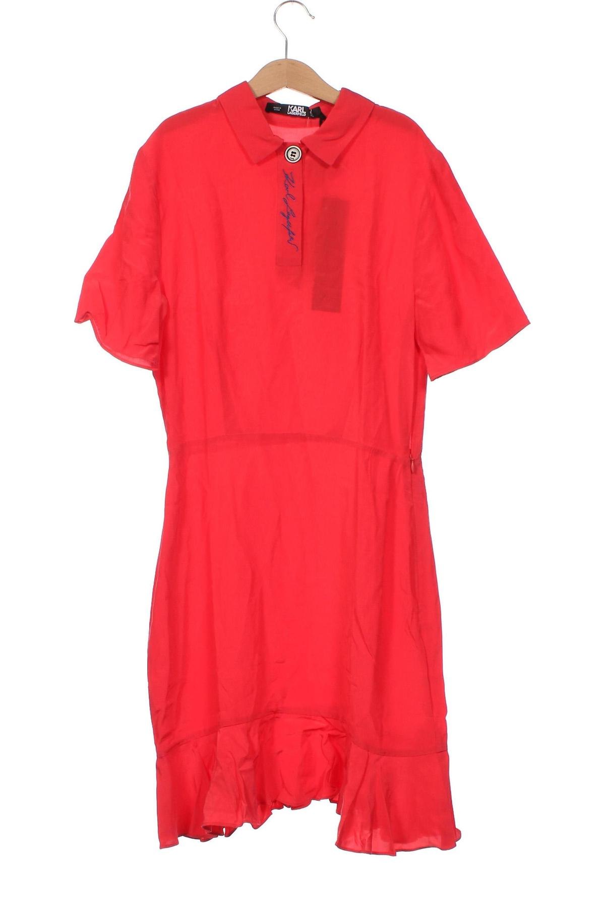 Kleid Karl Lagerfeld, Größe XXS, Farbe Rot, Preis 70,70 €