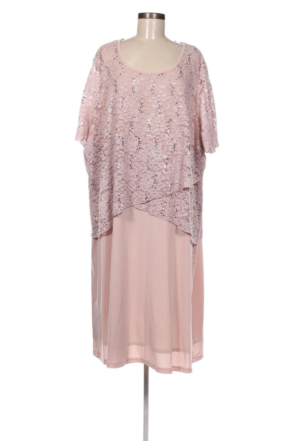 Šaty  M. Collection, Veľkosť 5XL, Farba Ružová, Cena  29,67 €
