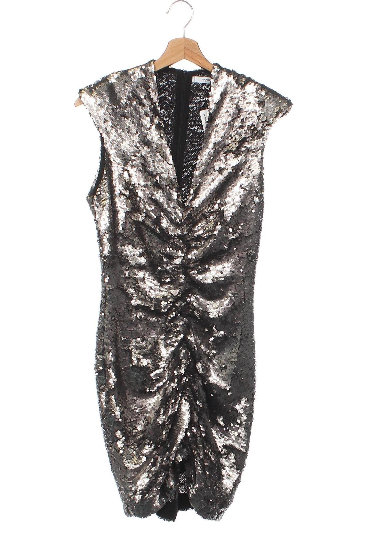 Kleid Mango, Größe XS, Farbe Grau, Preis € 15,44
