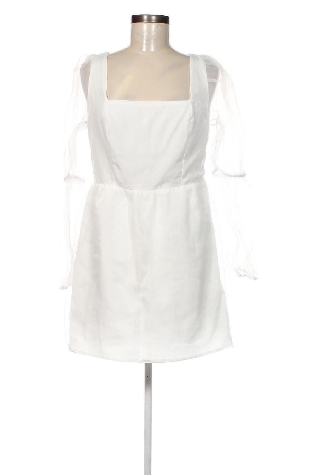 Kleid Missguided, Größe M, Farbe Weiß, Preis € 17,94