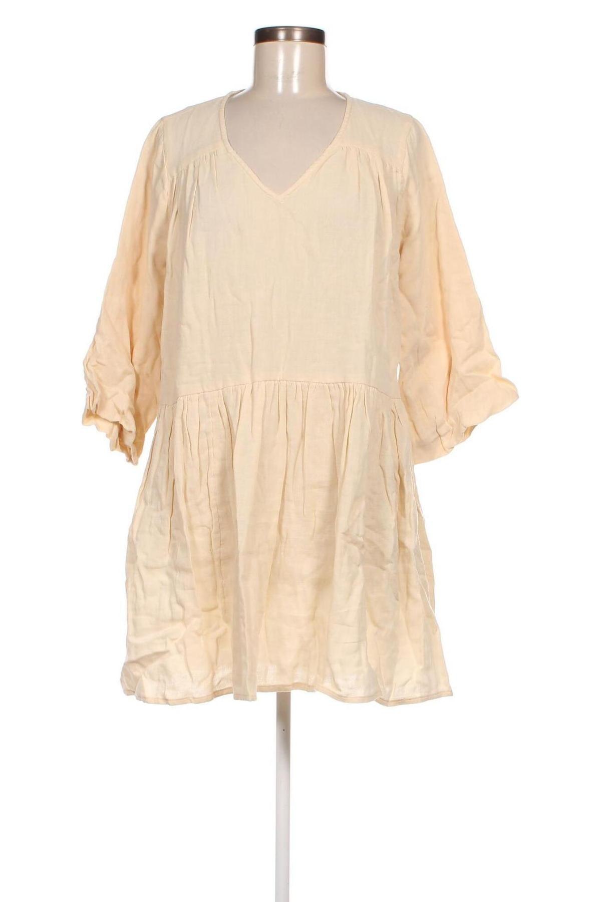 Kleid NA-KD, Größe M, Farbe Beige, Preis 8,91 €