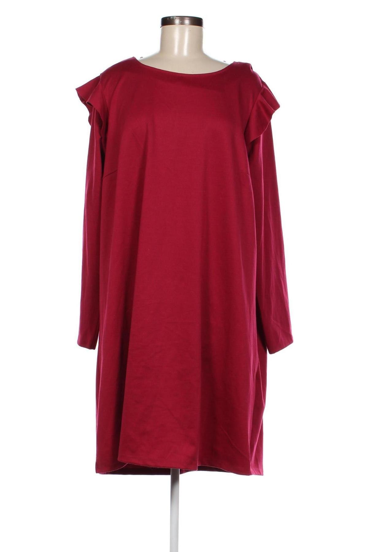 Φόρεμα Rock Your Curves by Angelina Kirsch, Μέγεθος 3XL, Χρώμα Κόκκινο, Τιμή 17,94 €