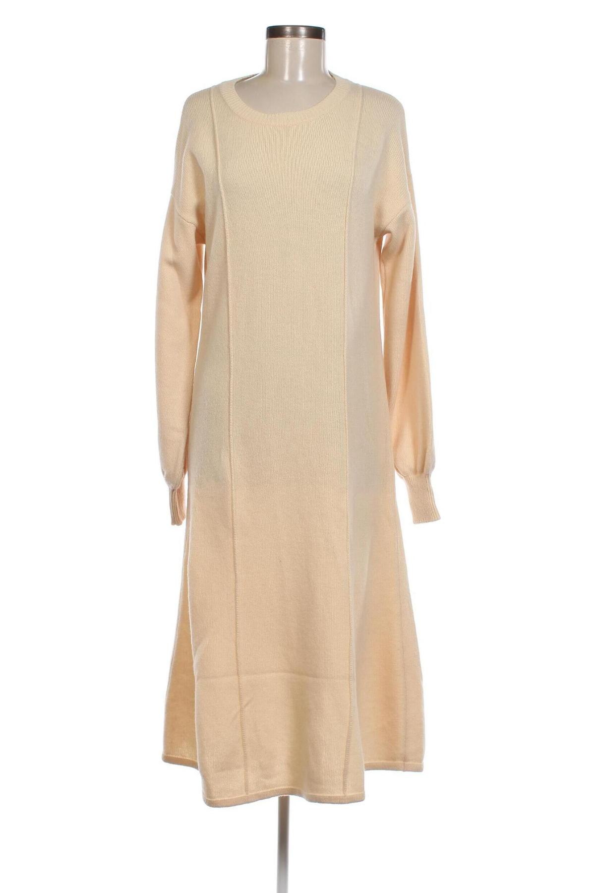 Kleid United Colors Of Benetton, Größe L, Farbe Beige, Preis 19,48 €