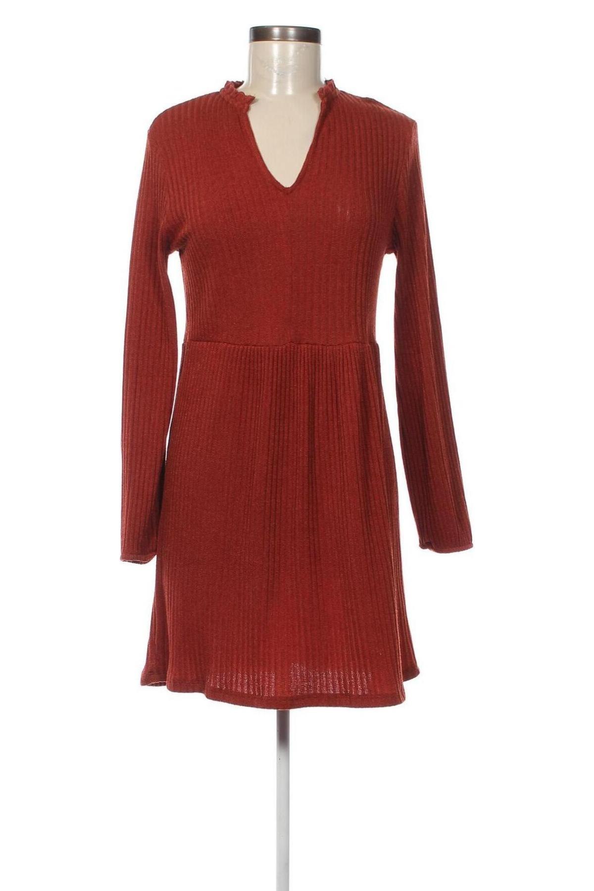 Kleid Zara, Größe M, Farbe Braun, Preis 6,39 €
