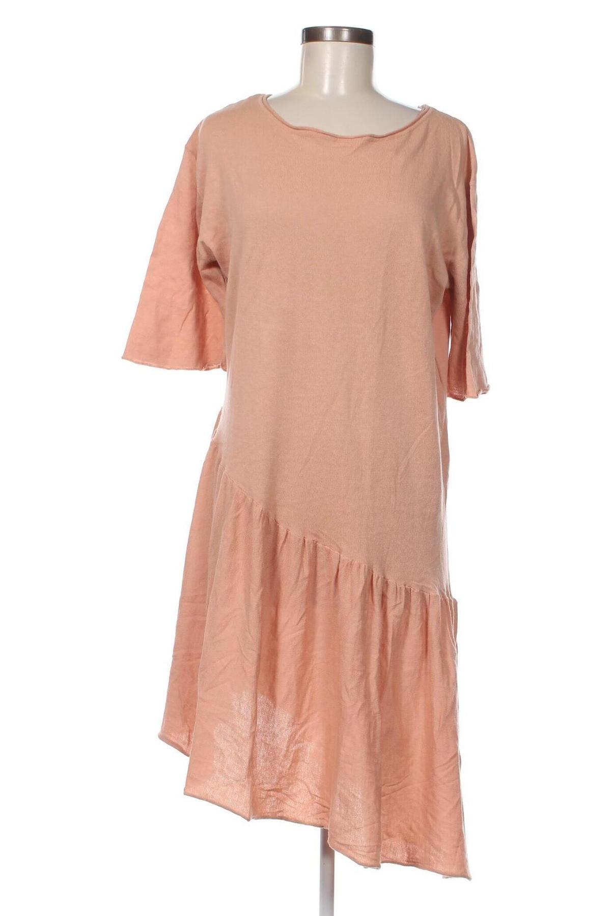 Φόρεμα Zara Knitwear, Μέγεθος L, Χρώμα Ρόζ , Τιμή 14,00 €