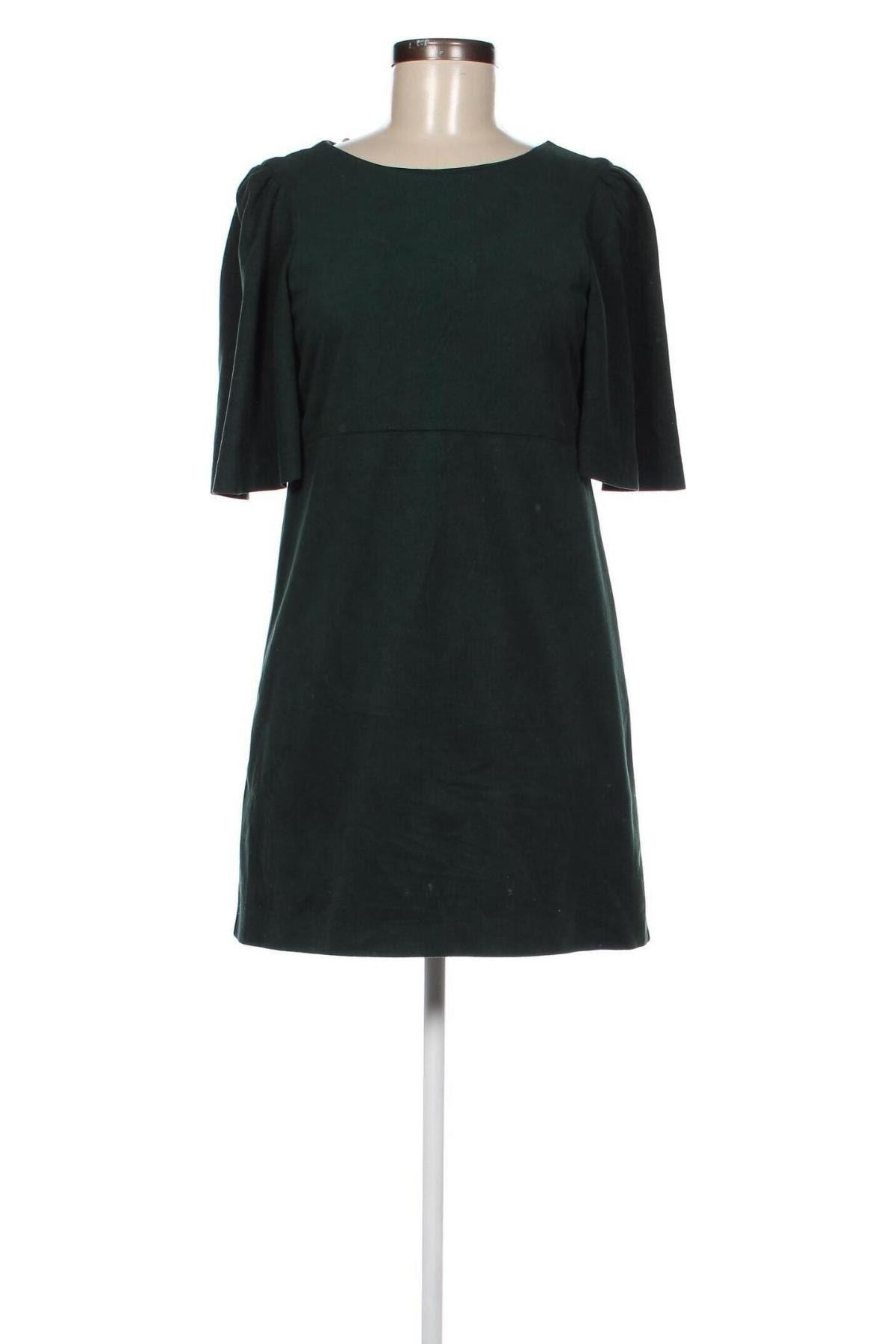 Rochie Zara Trafaluc, Mărime XS, Culoare Verde, Preț 85,26 Lei