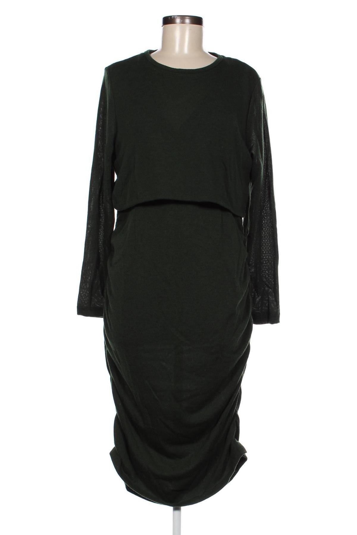Kleid für Schwangere Mamalicious, Größe XL, Farbe Grün, Preis 16,30 €