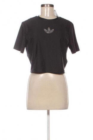 Damski T-shirt Adidas Originals, Rozmiar XL, Kolor Czarny, Cena 140,99 zł