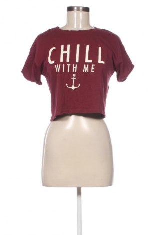 Damen Shirt Bershka, Größe S, Farbe Rot, Preis 6,99 €