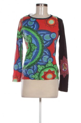 Дамска блуза Desigual, Размер S, Цвят Многоцветен, Цена 48,00 лв.