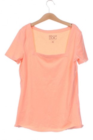 Γυναικεία μπλούζα Edc By Esprit, Μέγεθος XS, Χρώμα Πορτοκαλί, Τιμή 8,99 €