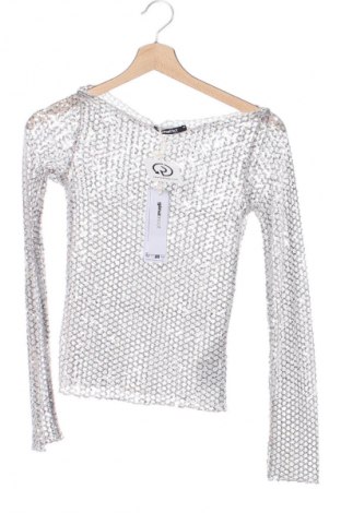Bluzka damska Gina Tricot, Rozmiar XS, Kolor Srebrzysty, Cena 131,99 zł