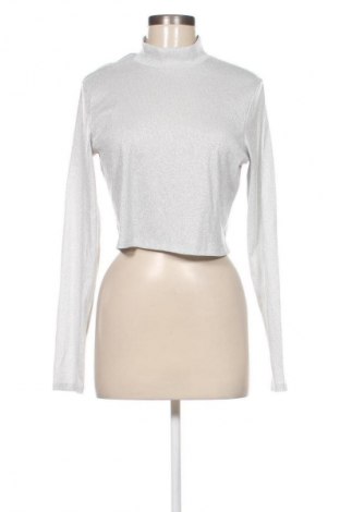 Bluzka damska H&M, Rozmiar L, Kolor Srebrzysty, Cena 25,99 zł