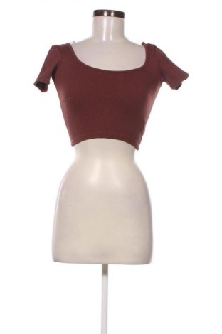 Bluză de femei Pull&Bear, Mărime S, Culoare Maro, Preț 20,99 Lei