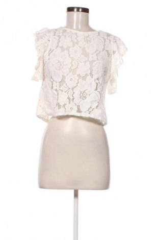 Bluzka damska Zara Trafaluc, Rozmiar M, Kolor ecru, Cena 53,99 zł