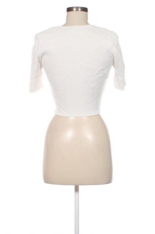 Damen Strickjacke Zara, Größe L, Farbe Weiß, Preis 7,99 €