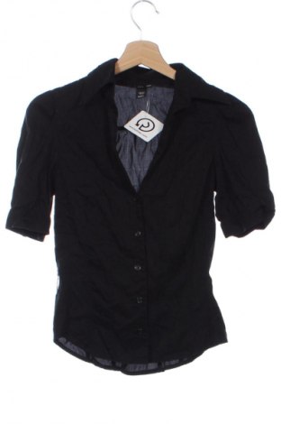 Cămașă de femei H&M, Mărime XS, Culoare Negru, Preț 45,99 Lei