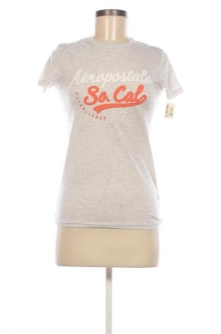 Γυναικείο t-shirt Aeropostale, Μέγεθος S, Χρώμα Γκρί, Τιμή 14,24 €