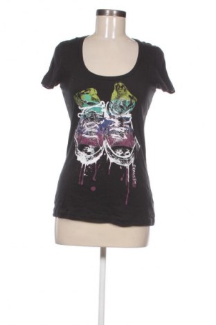 Damski T-shirt Converse, Rozmiar S, Kolor Czarny, Cena 62,92 zł