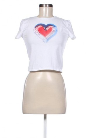 Damski T-shirt Cropp, Rozmiar L, Kolor Biały, Cena 41,00 zł