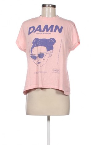 Γυναικείο t-shirt Cropp, Μέγεθος S, Χρώμα Ρόζ , Τιμή 9,21 €