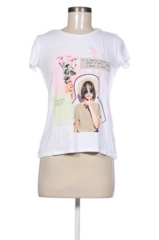 Damski T-shirt Cropp, Rozmiar S, Kolor Kolorowy, Cena 41,41 zł
