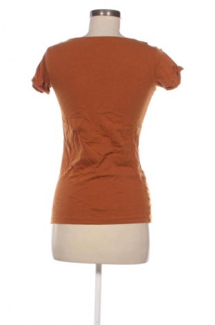 Damski T-shirt Even&Odd, Rozmiar S, Kolor Brązowy, Cena 55,99 zł