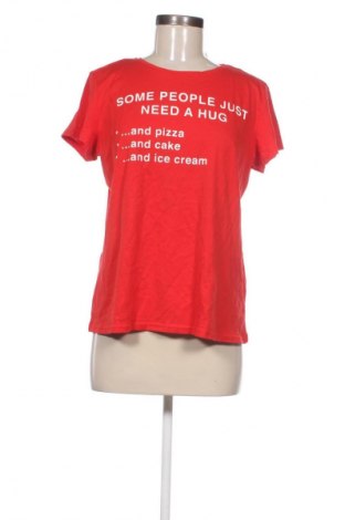 Damski T-shirt Page One, Rozmiar M, Kolor Czerwony, Cena 40,45 zł