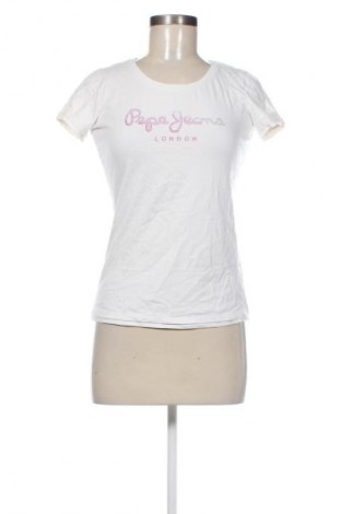 Γυναικείο t-shirt Pepe Jeans, Μέγεθος M, Χρώμα  Μπέζ, Τιμή 17,99 €