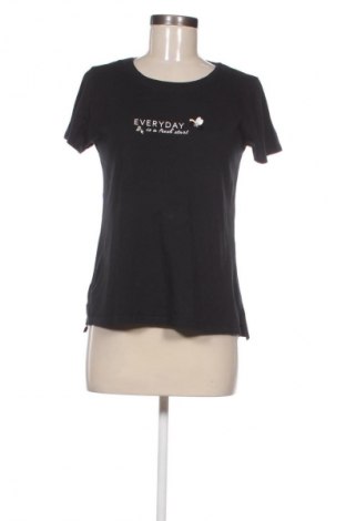 Damski T-shirt Stradivarius, Rozmiar L, Kolor Czarny, Cena 39,08 zł