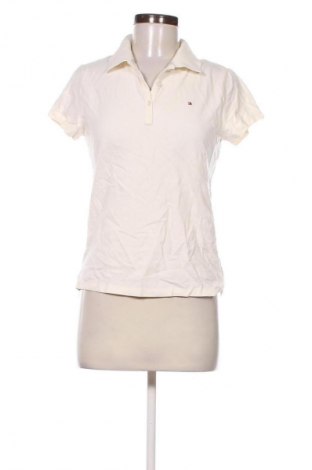 Damski T-shirt Tommy Hilfiger, Rozmiar L, Kolor ecru, Cena 141,99 zł