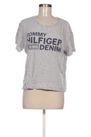 Damski T-shirt Tommy Hilfiger, Rozmiar L, Kolor Szary, Cena 95,99 zł