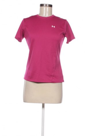Γυναικείο t-shirt Under Armour, Μέγεθος S, Χρώμα Ρόζ , Τιμή 13,84 €