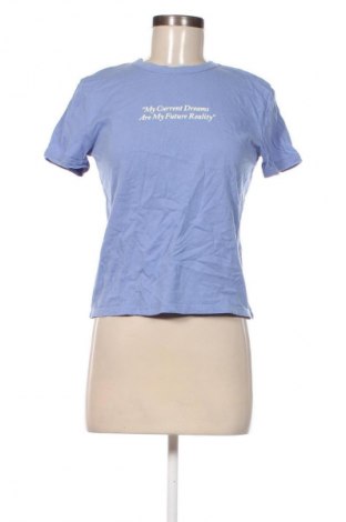 Γυναικείο t-shirt Zara, Μέγεθος M, Χρώμα Μπλέ, Τιμή 7,99 €