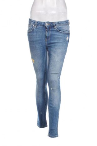Blugi de femei Zara, Mărime M, Culoare Albastru, Preț 187,00 Lei