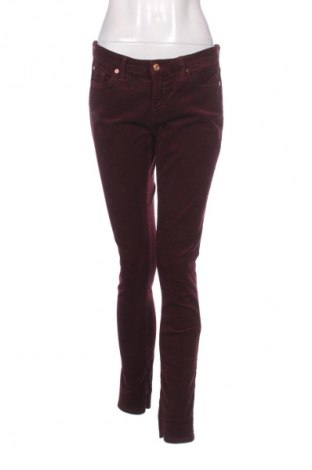 Dámske menčestráky 7 For All Mankind, Veľkosť L, Farba Červená, Cena  50,64 €