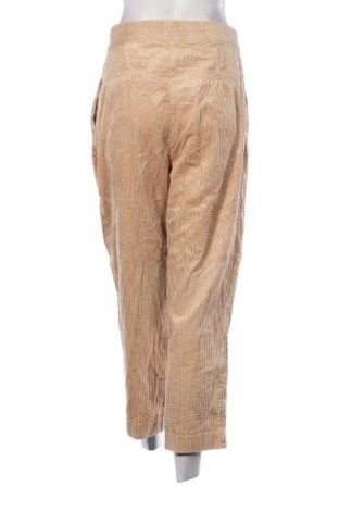 Pantaloni de velvet de femei H&M, Mărime M, Culoare Bej, Preț 41,99 Lei